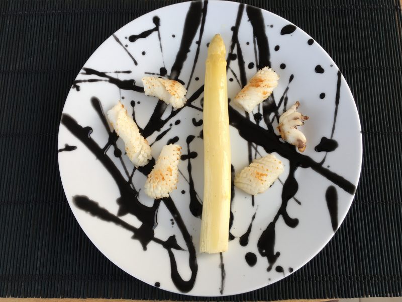 seppia e asparagi