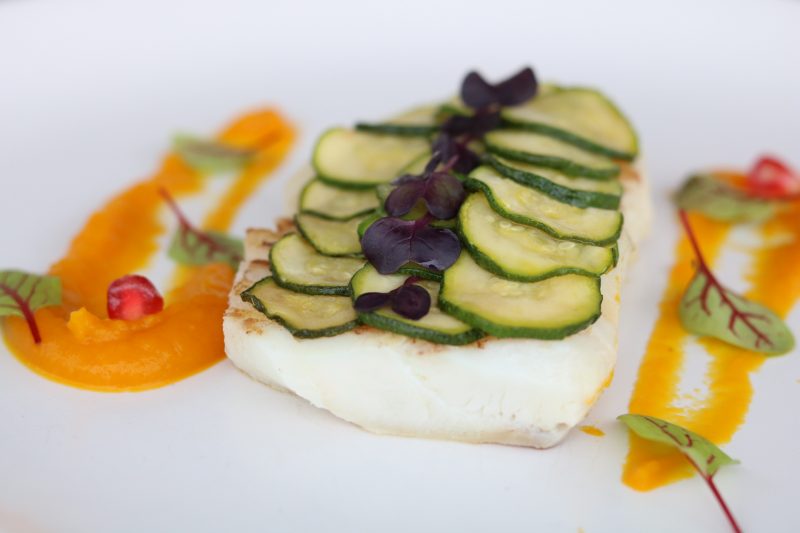 filetto di merluzzo e zucchine