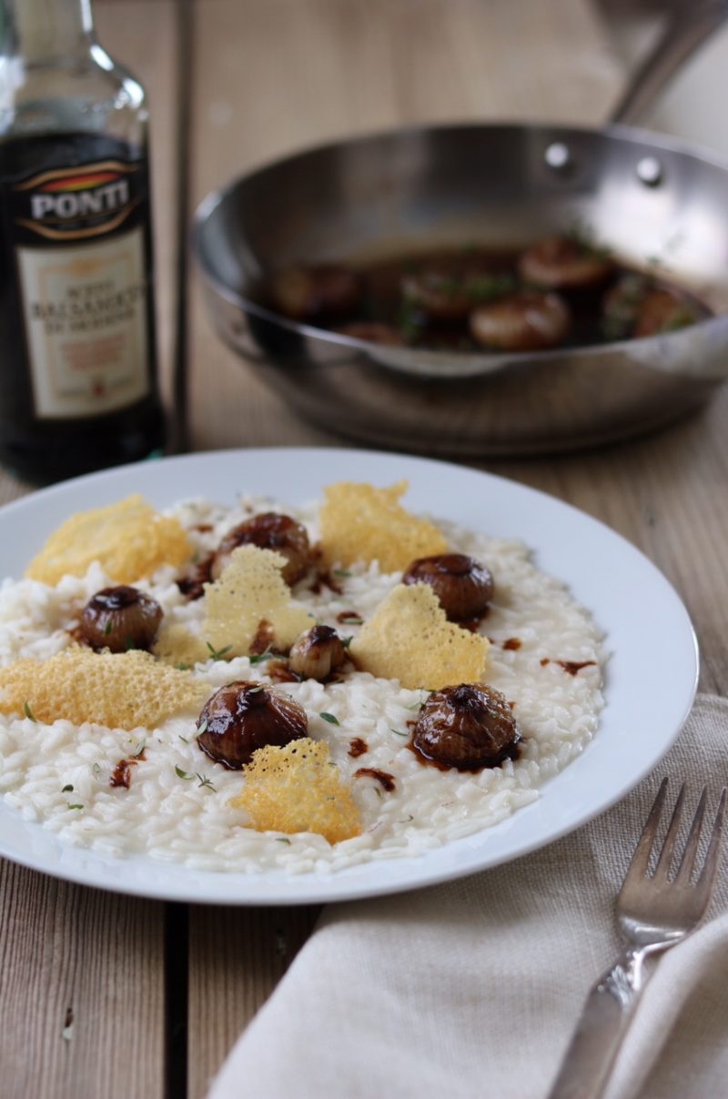 risotto alle cipolle in agrodolce