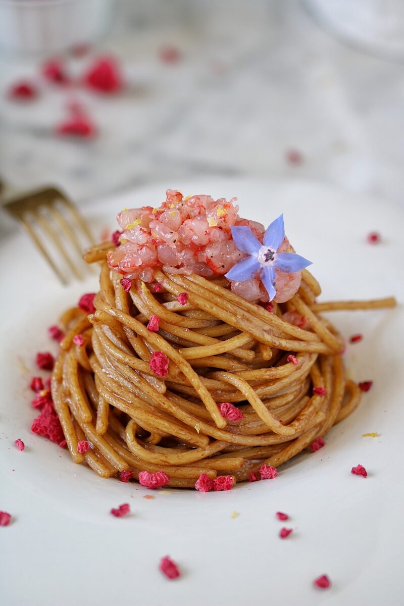 spaghetti aglio nero