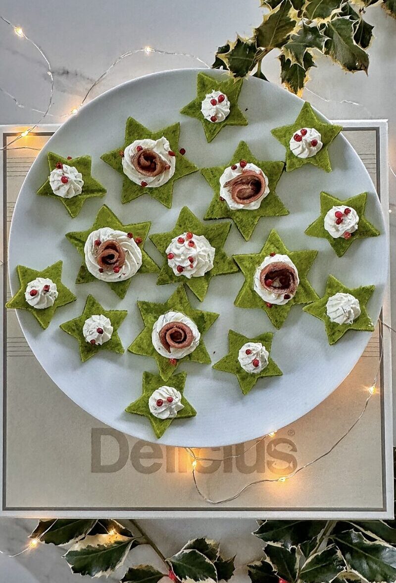 stelle di pasta biscotto salato